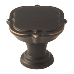 Grace Revitalize 1-3/8 Inch Diameter Oil Rubbed Bronze Cabinet Knob