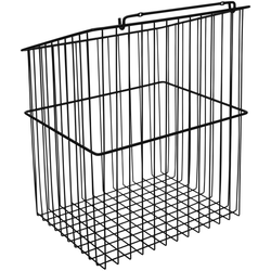 16 Inch Width Steel Tilt-Out Hamper, Min. Cabinet Opening Width: 18 Inch, Matte Black