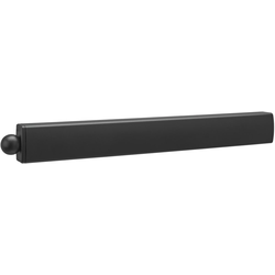 13-3/4 Inch Depth Sliding Valet Rod, Min. Cabinet Opening Depth: 14 Inch, Matte Black