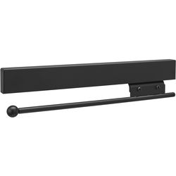 13-3/4 Inch Depth Deluxe Sliding Valet Rod, Min. Cabinet Opening Depth: 14 Inch, Matte Black