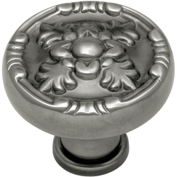 Richelieu Knob 1-1/4 inch Diameter Antique Pewter