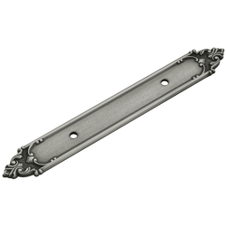 Richelieu Back-plate 3 inch Center to Center Antique Pewter