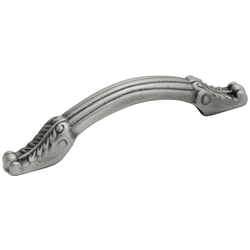 Richelieu Pull 3 inch Center to Center Antique Pewter