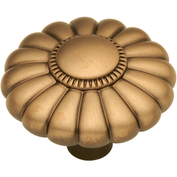 Beaded Classic Knob 1-1/2 inch Diameter Wellington Bronze