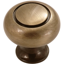 Annapolis Knob 1-1/4 inch Diameter Satin Dover