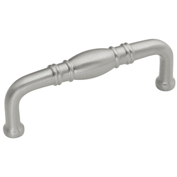 Power and Beauty Pull 3 inch Center to Center Satin Nickel