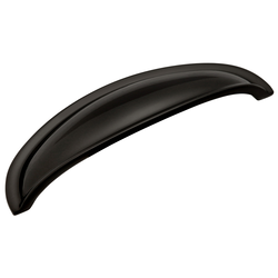 Power and Beauty Cup Pull 3 inch Center to Center Oil Rubbed Bronze