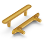 Brushed Golden Brass