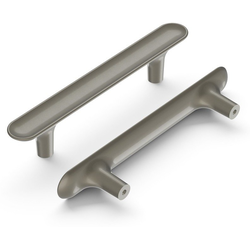 3-3/4 Inch Center to Center Maven Cabinet Pull, Satin Nickel