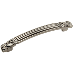 Noveau Pull 5-1/16 inch Center to Center Antique Nickel