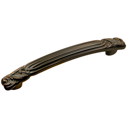Noveau Pull 5-1/16 inch Center to Center Vintage Bronze
