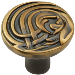 Nouveau Knob 1-3/8 inch Diameter Winchester Brass