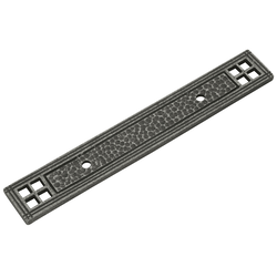 Kingston Back-plate 3 inch Center to Center Old English Pewter