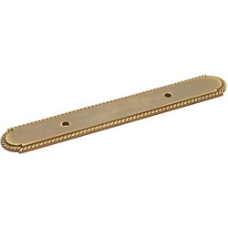 Annapolis Back-plate 3 inch Center to Center Sherwood Antique Brass