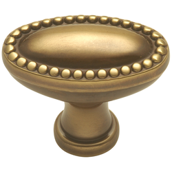 Savannah Knob 1-3/8 inch Diameter Sherwood Antique Brass