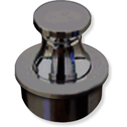 Cabinet Door Push Knob, use with PKL-S Latch Body, Black Nickel