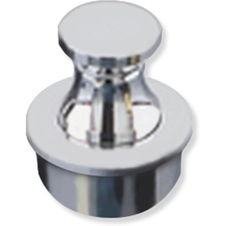 Cabinet Door Push Knob, use with PKL-S Latch Body, Chrome