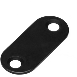 1-3/8 Inch Length Counterplate for Magnetic Catches, Black
