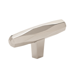 St Vincent Knob 2-1/2 inch Long Polished Nickel