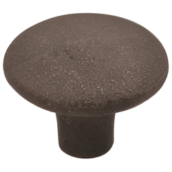 Aston Falls Knob 1-3/8 inch Diameter Cast Iron