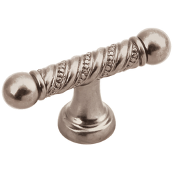 La Roca Knob 2-1/2 inch Diameter Black Nickel Vibed