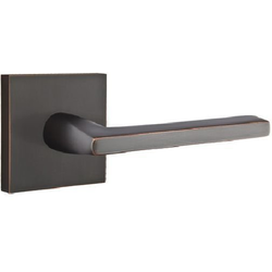 20% OFF Helios Door Lever Left Handed Dummy Set with 2-1/2 Inch Square Rosette for 1-1/4 Inch to 2 Inch Door, Oil Rubbed Bronze