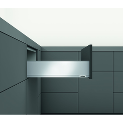14 Inch Length Series K LEGRABOX Metal Drawer System Kit, Drawer Height 5-1/16", 125 lb Load Capacity, Orion Gray
