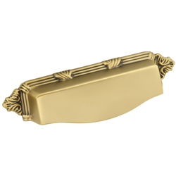 Ribbon and Reed Cup Pull 3 inch and 3-3/4 inch Center to Center Winchester Brass