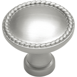 Annapolis Knob 1-1/4 inch Diameter Satin Nickel
