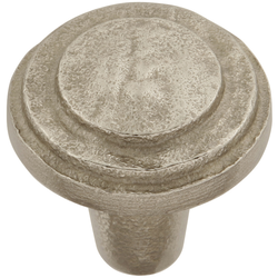 Riverside Knob 1-1/4 inch Diameter Natural White Bronze