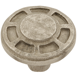 Riverside Knob 1-9/16 inch Diameter Natural White Bronze