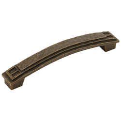 Riverside Pull 8-13/16 inch Center to Center Antique Satin Bronze