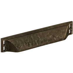 Riverside Cup Pull 3-3/4 inch and 5-1/16 inch Center to Center Antique Satin Bronze