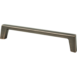 Berenson Brookridge 6-5/16 Inch Center to Center Cabinet Pull in Verona Bronze Finish, Zinc Material, Transitional Style