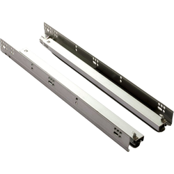 30% OFF 21 Inch Length VLS 2.0 Soft-Close Full Extension Undermount Slide for Up To 5/8 Inch Width Drawer Sides, 90 lb. Load Rating, Front Locking Devices Required, Zinc Plated Steel 