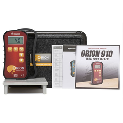 Orion 910 Deep Depth Pinless Backlit Moisture Meter Kit with NIST Traceable On-Demand Calibrator-2 Year Certification Period
