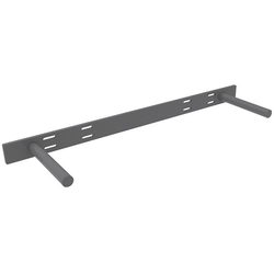 22-1/2 Inch Width x 6 Inch Depth Floating Shelf Support Rod Bracket, Raw Steel