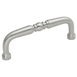 Power and Beauty Pull 3 inch Center to Center Satin Nickel