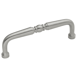 Power and Beauty Pull 3-1/2 inch Center to Center Satin Nickel