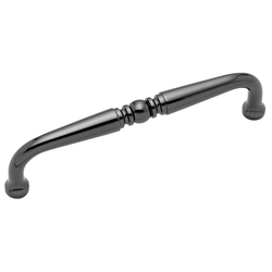 Power and Beauty Pull 4 inch Center to Center Black Nickel