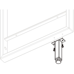 4 Inch Height YouK Shelf System Adjustable Foot, Black