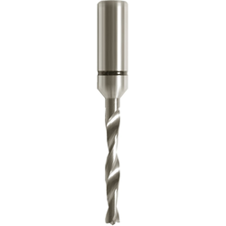 3.2mm CED x 57mm Length x 25mm DOC Solid Carbide Brad Point Drill, Right Hand Rotation