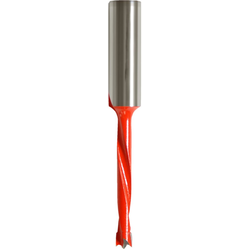 8.1mm CED x 70mm Length x 35mm DOC Carbide Tipped Brad Point Drill, Left Hand Rotation
