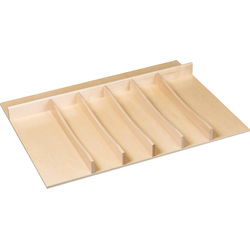 23% OFF Trimmable Utensil Tray Insert, 26-3/4 Inch Width x 19-3/4 Inch Depth, Prefinished Maple