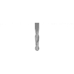 1/8 Inch CED x 1-1/2 Inch Length x 1/2 Inch DOC 2 Flute Bravo Series Upshear Ball End Finishing Tool