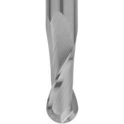 1/2 Inch CED x 3 Inch Length x 1-1/8 Inch DOC 2 Flute Bravo Series Upshear Ball End Finishing Tool