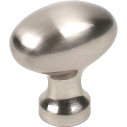 Elite 1 Inch Diameter Satin Nickel Cabinet Knob