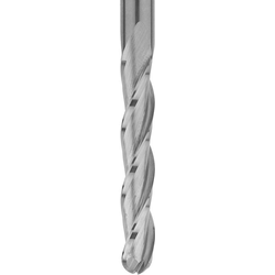 1/4 Inch CED x 4 Inch Length x 1-1/2 Inch DOC 3 Flute Bravo Series Upshear Ball End Finishing Tool