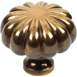 Plymouth 1-1/4 Inch Diameter Polished Antique Cabinet Knob