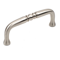 Plymouth 3 Inch Center to Center Dull Satin Nickel Cabinet Pull